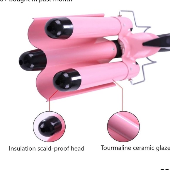 Pink hair crimper - Picture 3 of 5